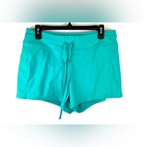 Sunset Escape Women’s Blue Swimshorts Size 10